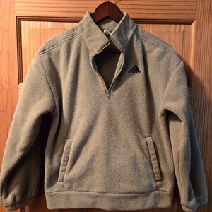 Kids Adidas 1/4 zip fleece medium (10-12)